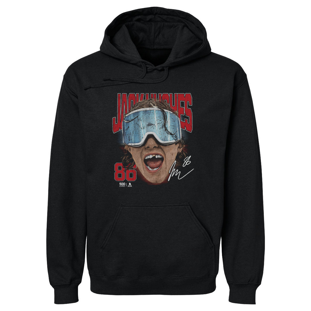 Jack Hughes New Jersey Goggles