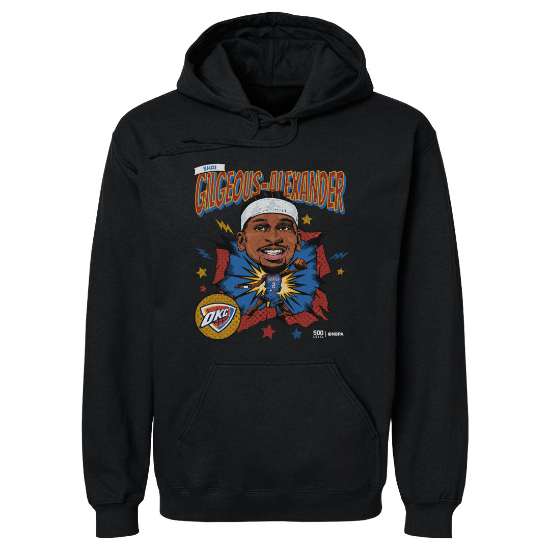 Shai Gilgeous-Alexander Oklahoma City Thunder Caricature Retro 1