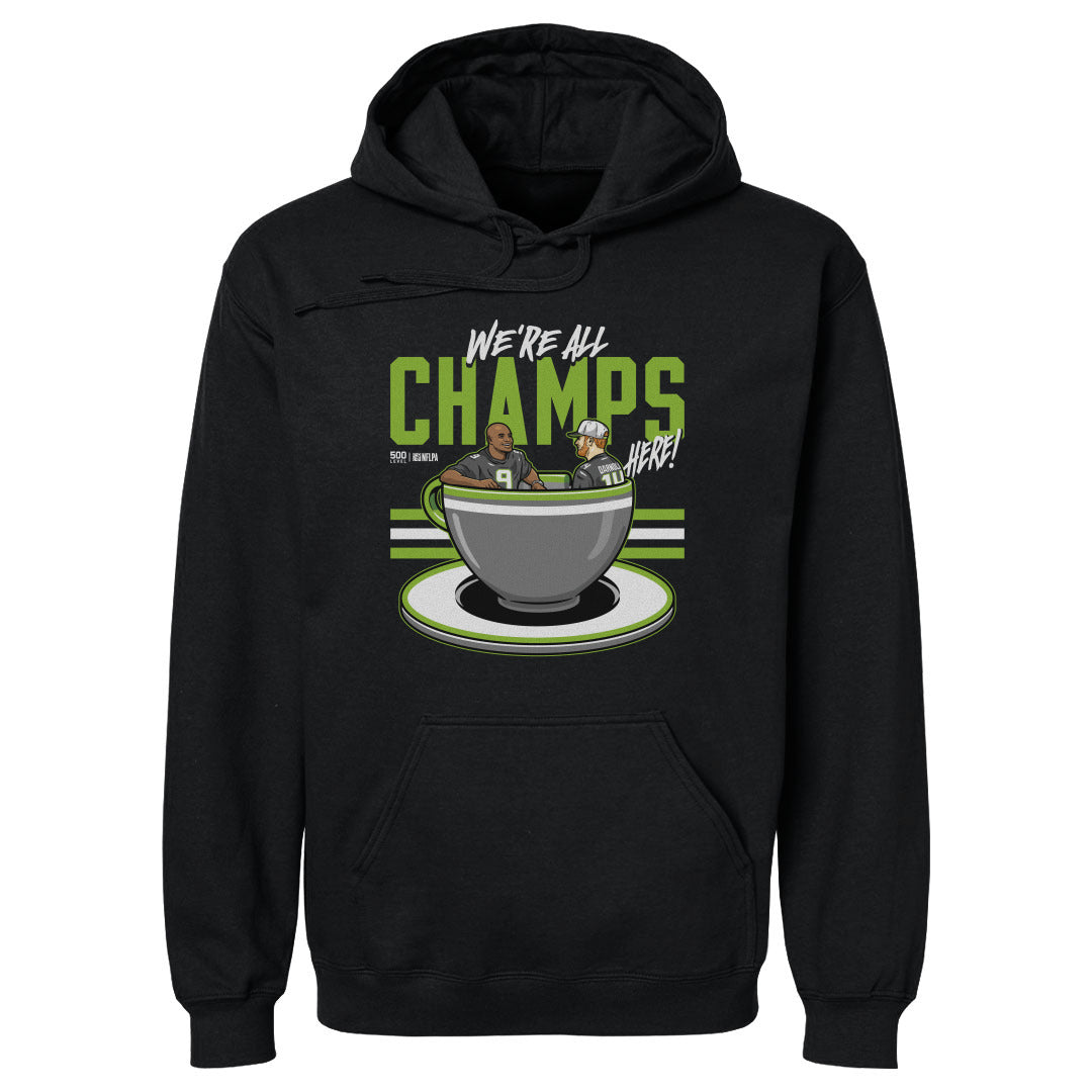 Kenneth Walker III & Sam Darnold Seattle Tea Cup