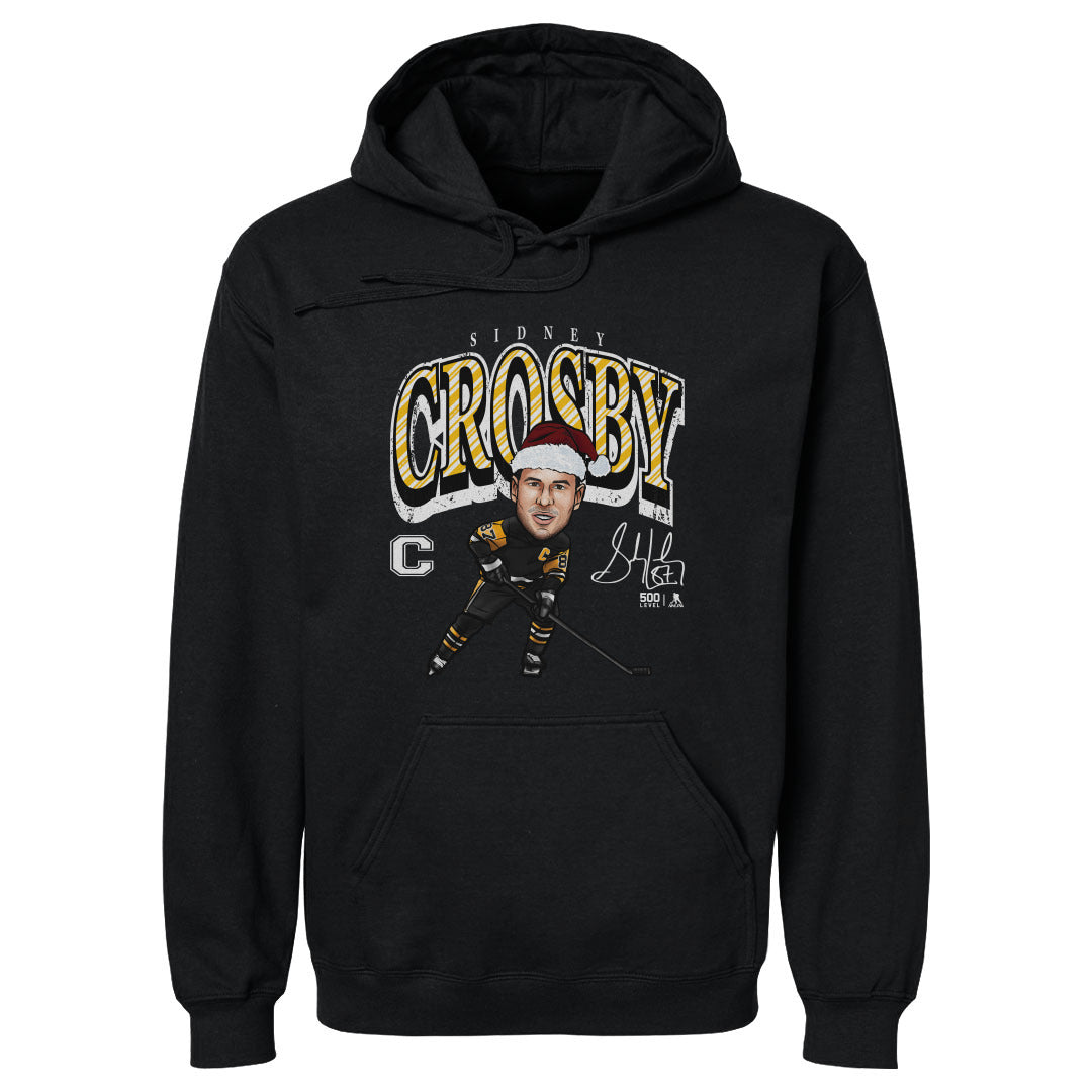 Sidney Crosby Pittsburgh Cartoon Santa Hat