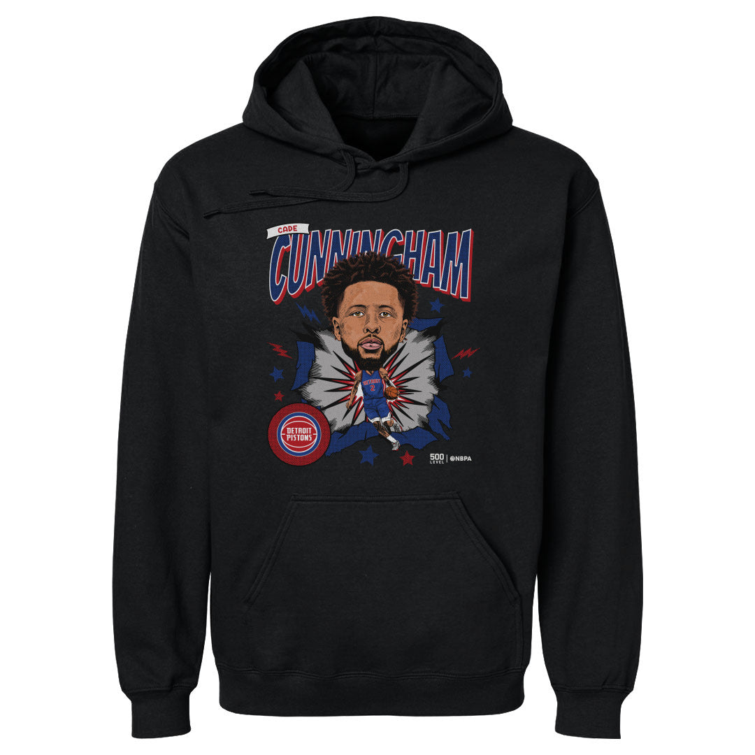 Cade Cunningham Detroit Pistons Caricature WHT 1