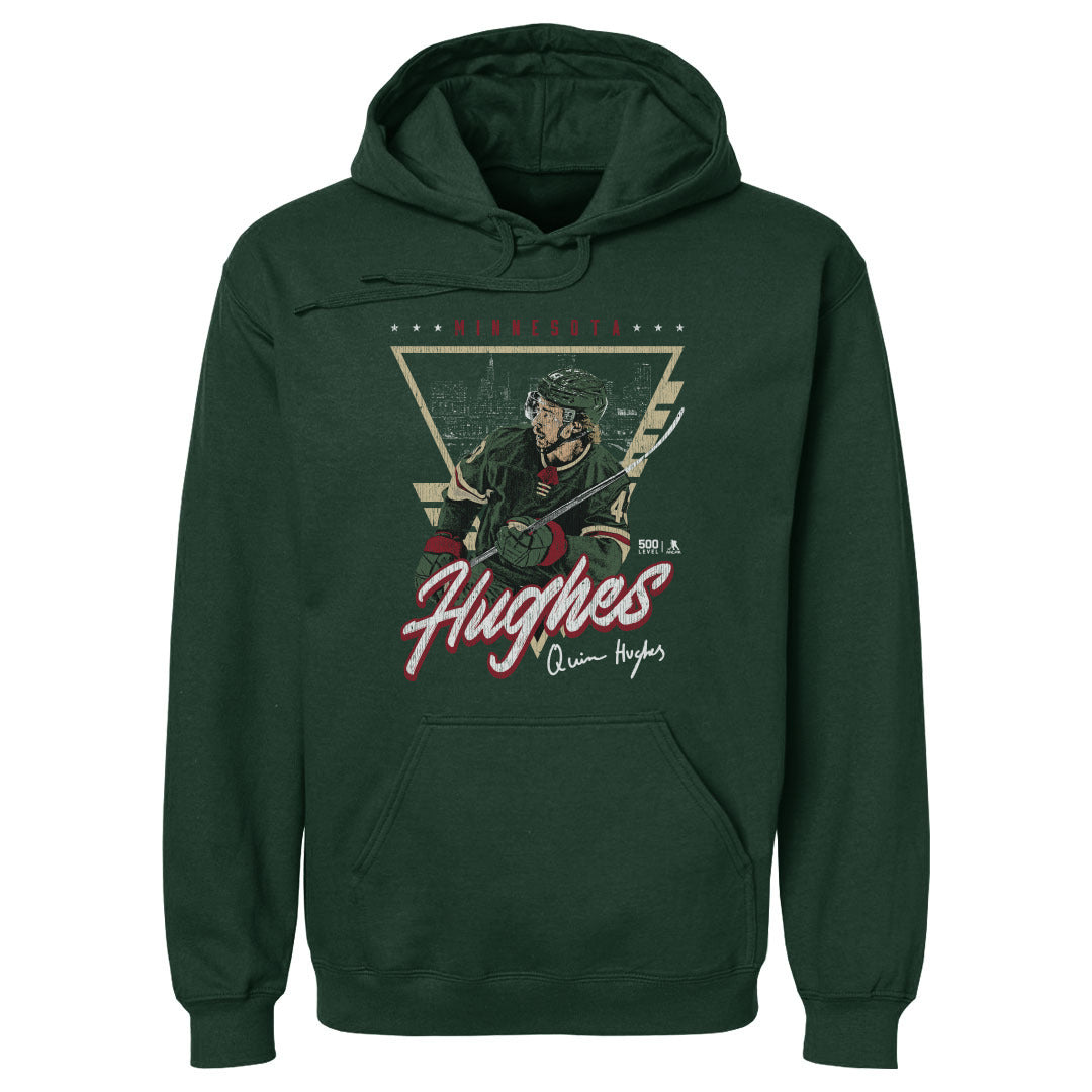 Quinn Hughes Minnesota Triangle Retro