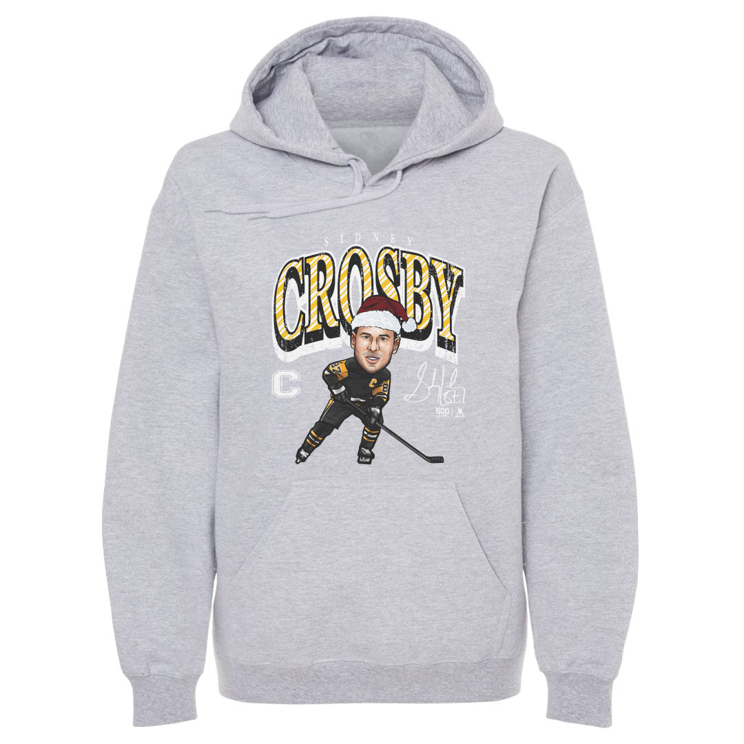 Sidney Crosby Pittsburgh Cartoon Santa Hat