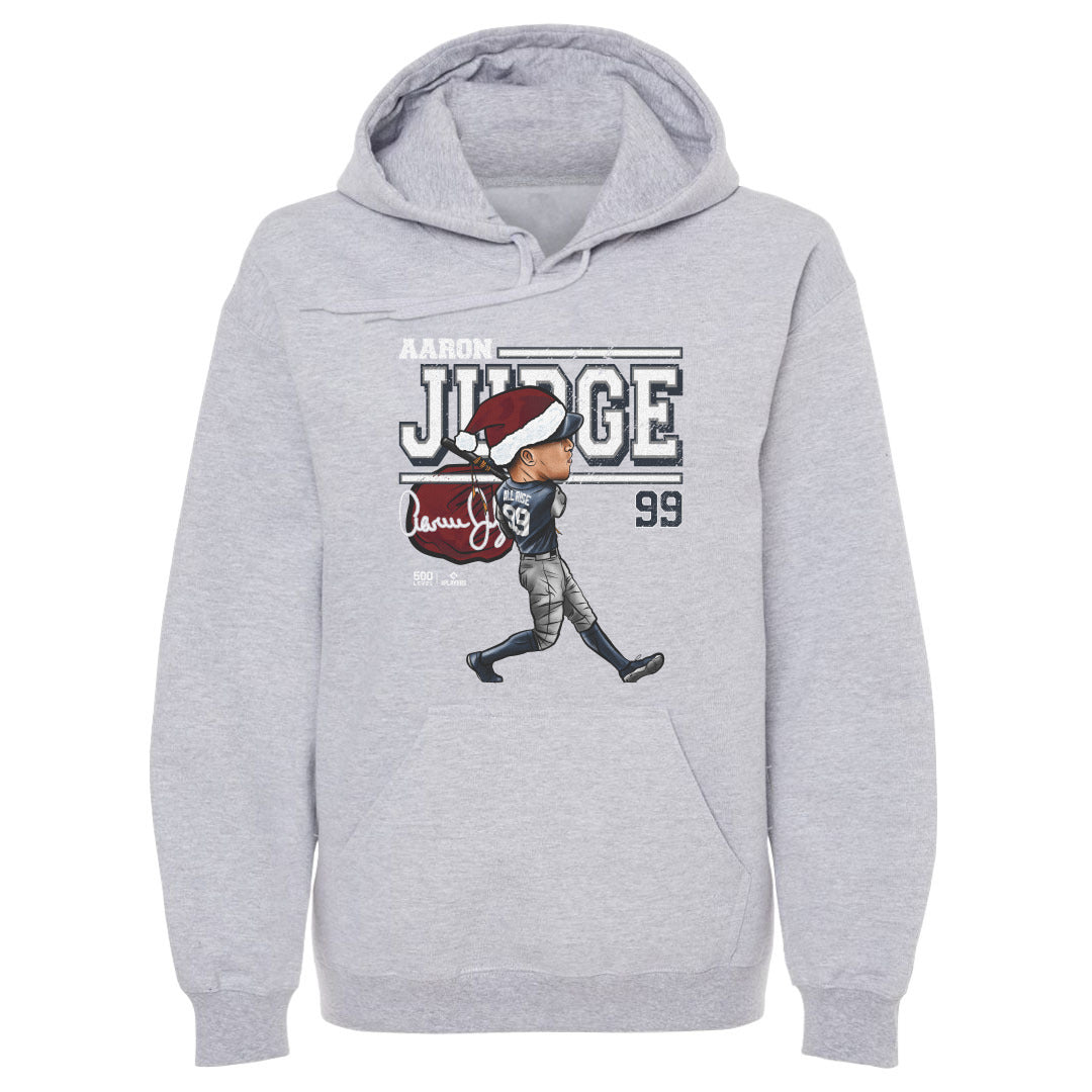 Aaron Judge New York Y Cartoon Santa Hat