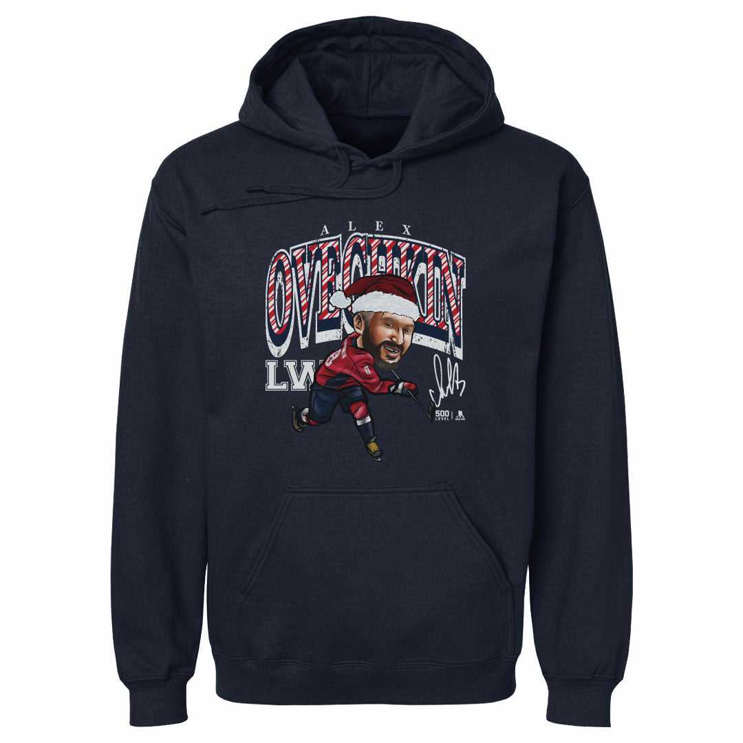 Alex Ovechkin Washington Cartoon Santa Hat