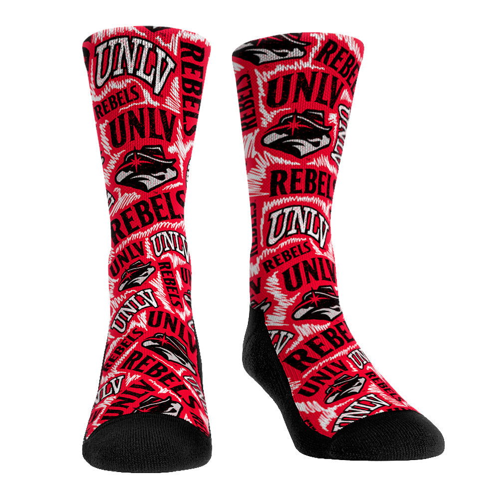 UNLV Rebels - Logo Sketch | Rock 'Em Socks