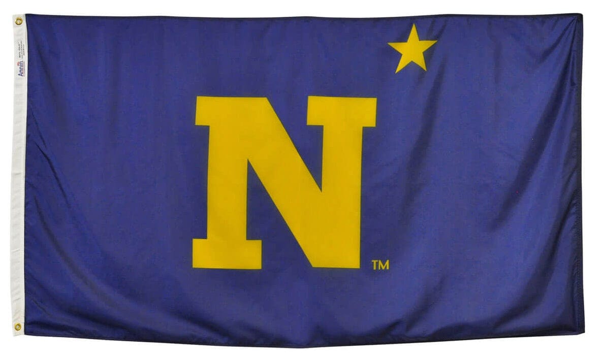 US Naval Academy Flag 3x5 N Logo 1