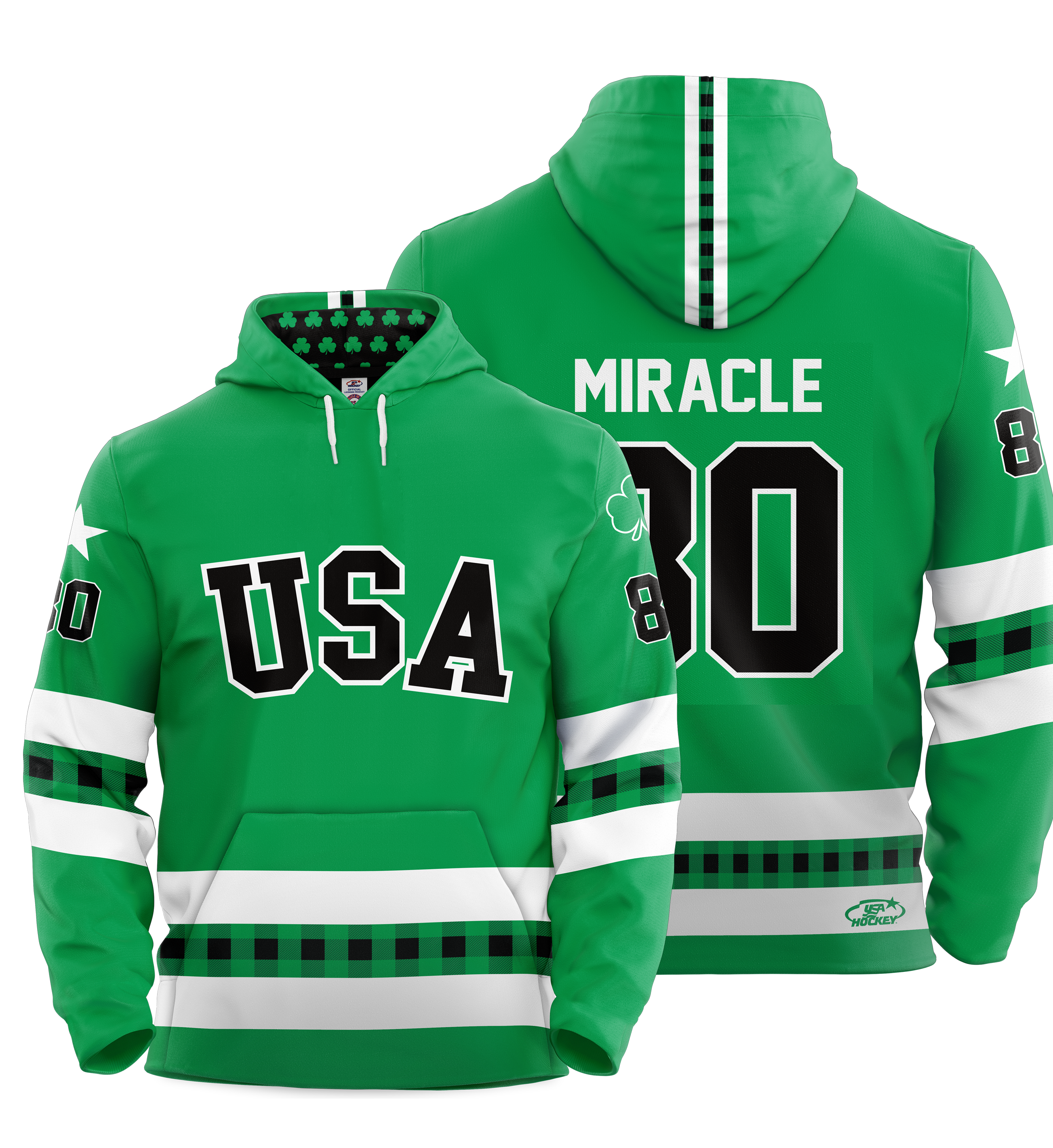 USA Hockey Miracle on Ice Licensed Performance Hoodie L.E. Adult