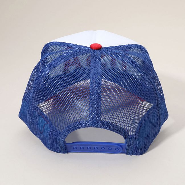 USA Embroidered Mesh Back Trucker Cap 3