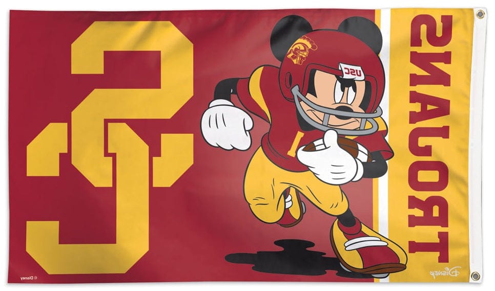 USC Trojans Flag 3x5 Mickey Mouse Disney