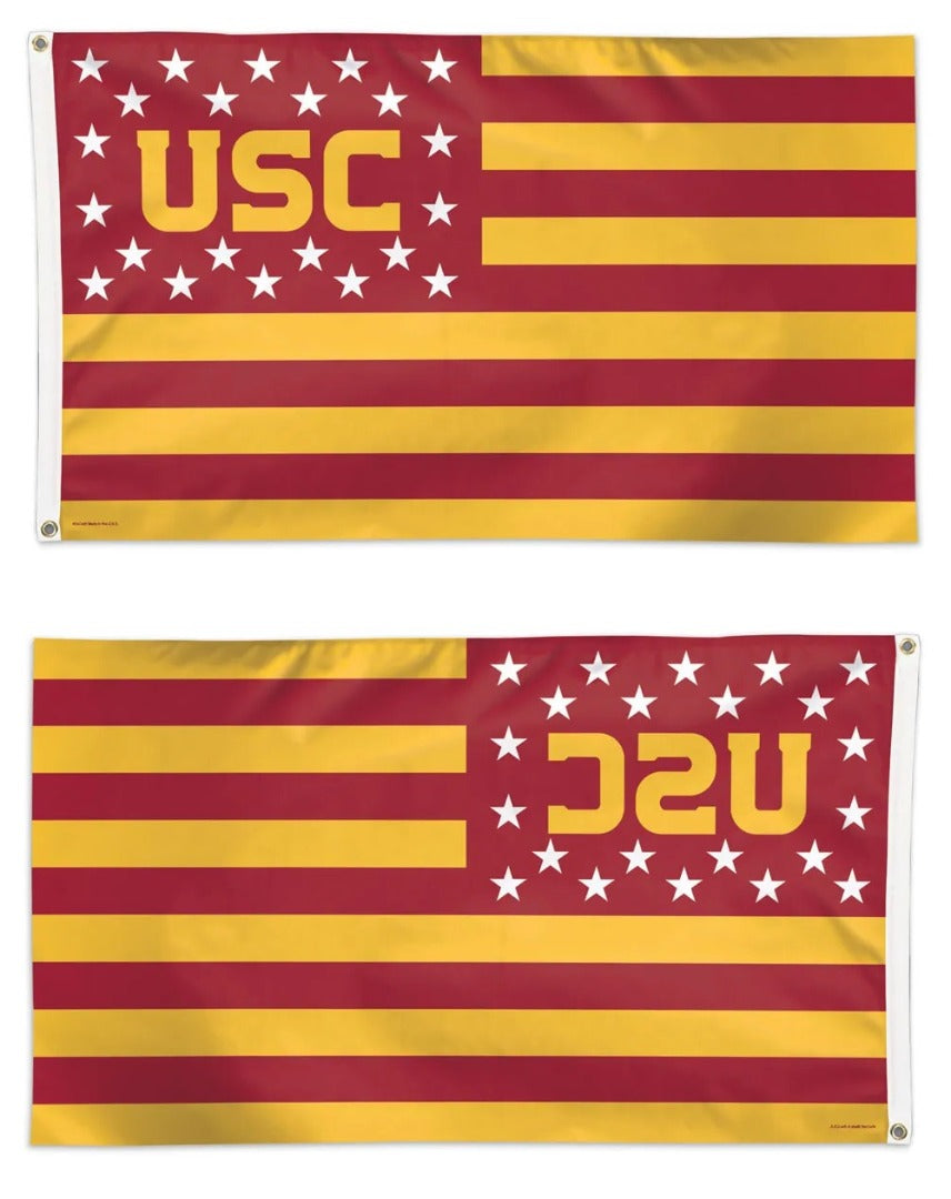 USC Trojans Flag 3x5 Stars and Stripes Americana