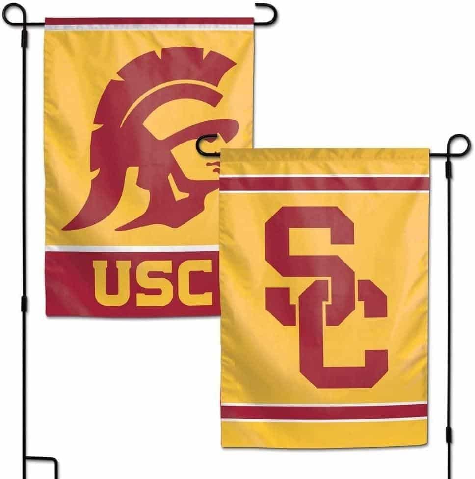 USC Trojans Garden Flag 2 Sided Logo
