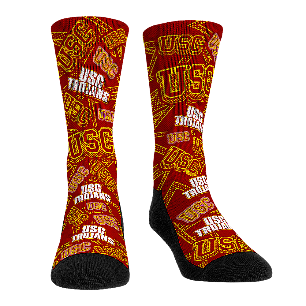 USC Trojans - Microdot All-Over | Rock 'Em Socks 1