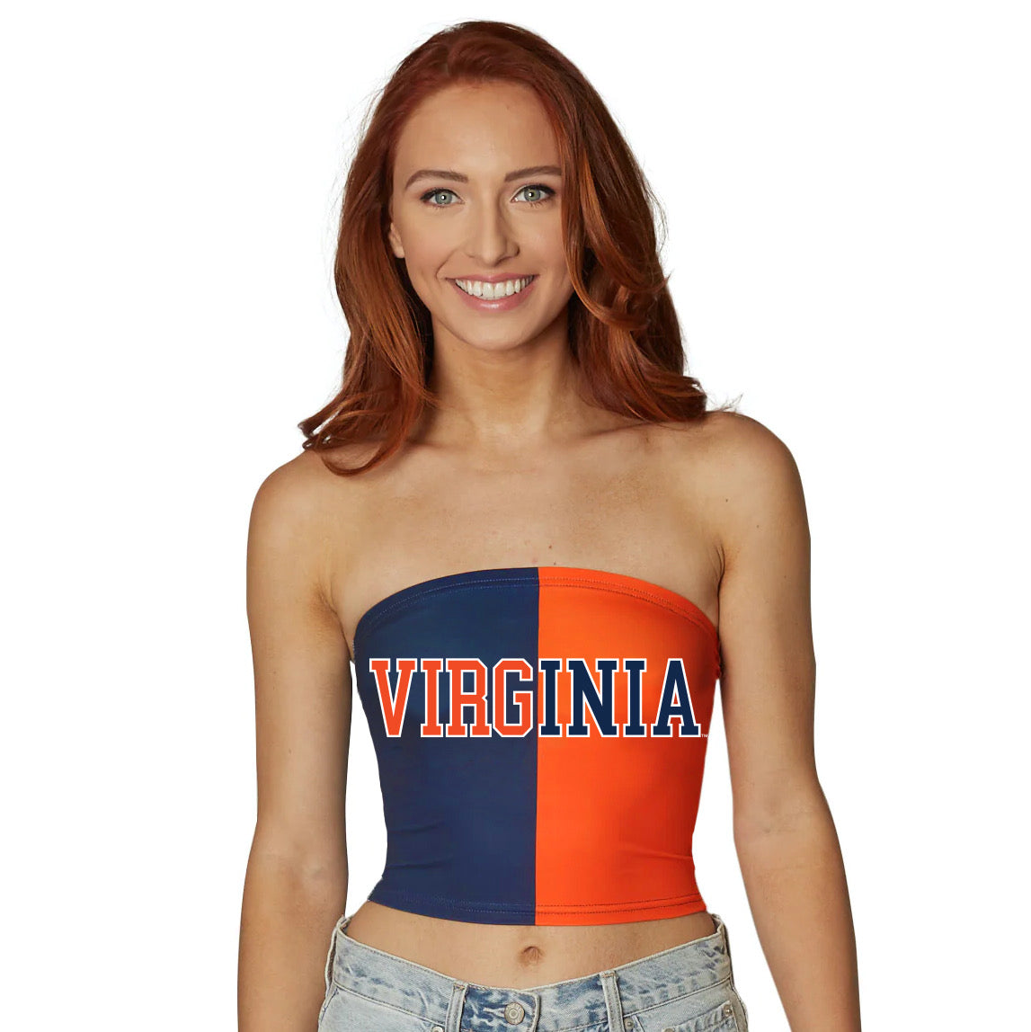 Virginia Cavaliers Two Tone Tube Top | lojobands