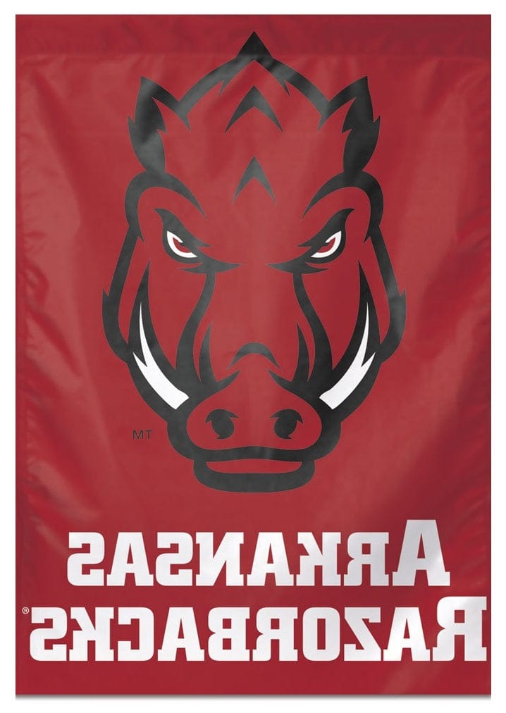 University of Arkansas Razorback Flag Logo 2