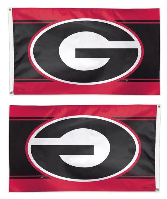 University of Georgia Bulldogs Flag 3x5 Striped