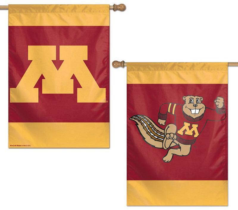 University of Minnesota Flag 2 Sided Vertical House Banner