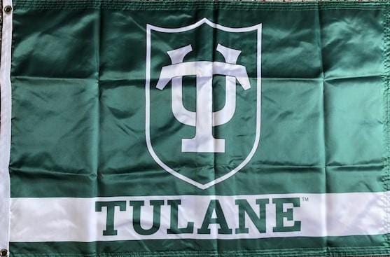 University of Tulane Flag 2 Sided 2x3
