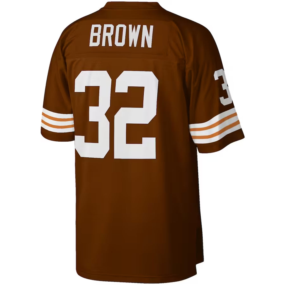 Cleveland Browns - NFL Jim Brown 1963 Brown Jersey 2