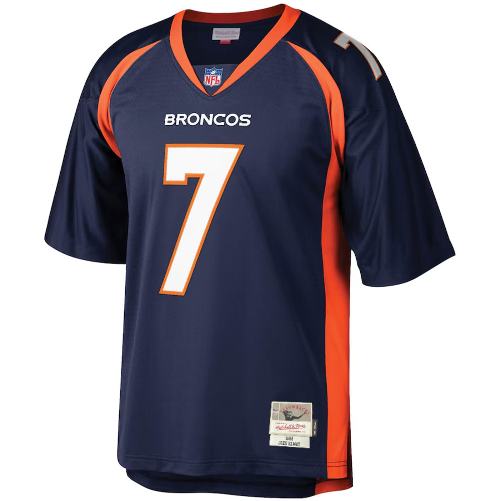 Denver Broncos - John Elway 1998 Navy Legacy Player Men's Jersey 2