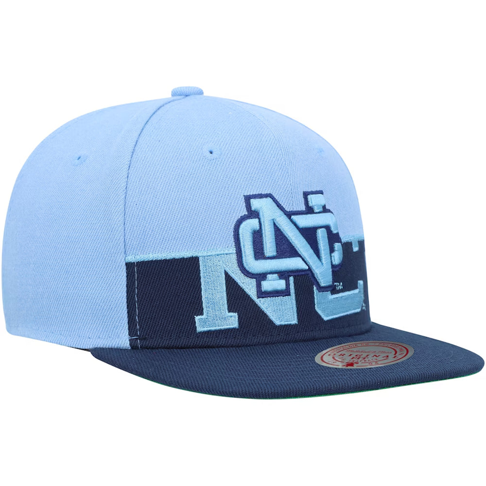 North Carolina Tar Heels - NCAA Half And Half Snapback Hat 3