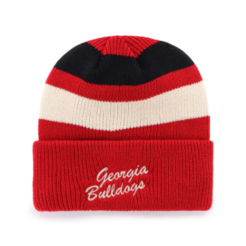 Georgia Bulldogs - Red Clubhouse Jennings Cuff Knit Beanie, 47 Brand 2