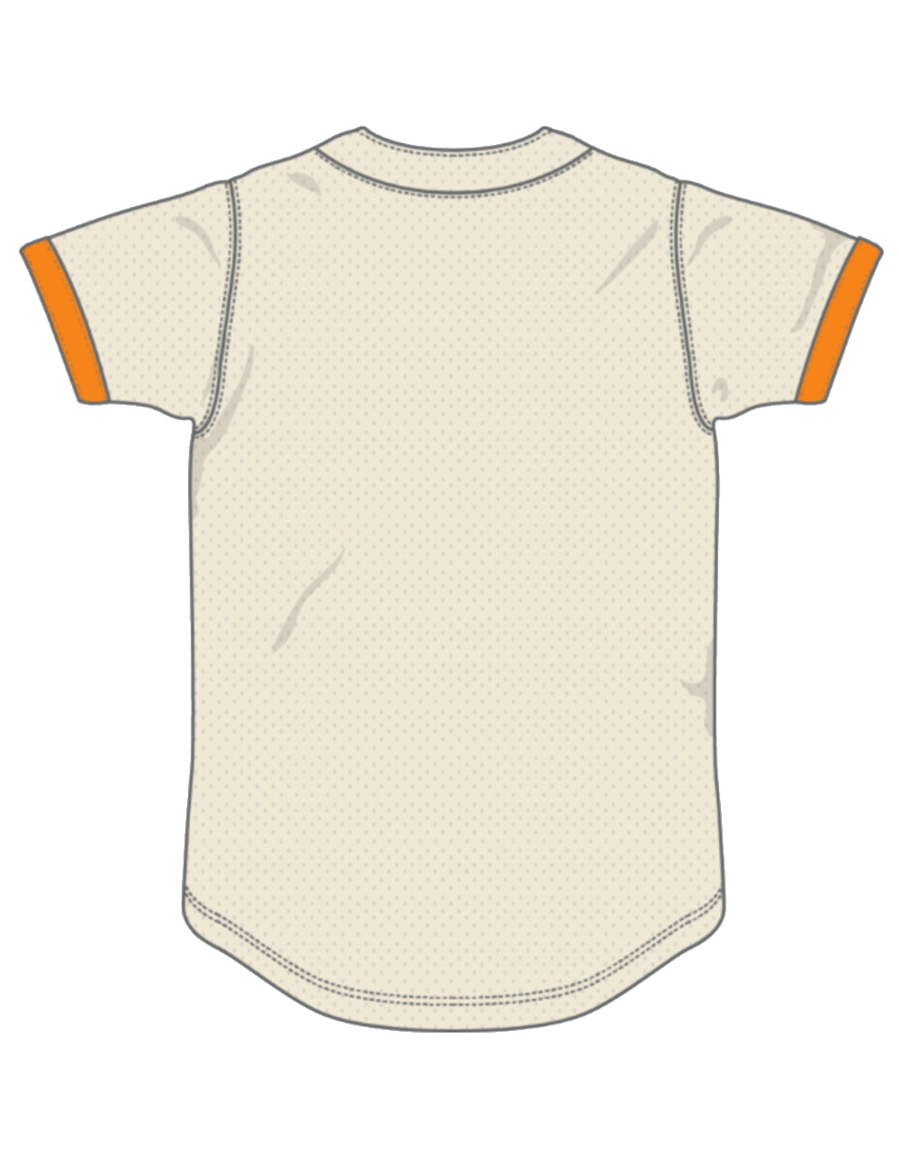 Tennessee Volunteers - NCAA Cream Mesh Button Top Jersey 2