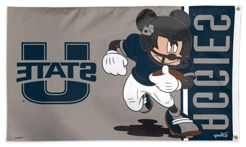 Utah State Flag 3x5 Mickey Mouse Aggies Football Disney