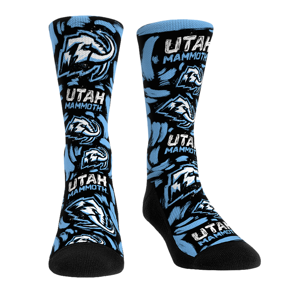 Utah Mammoth - Logo Paint | Rock 'Em Socks