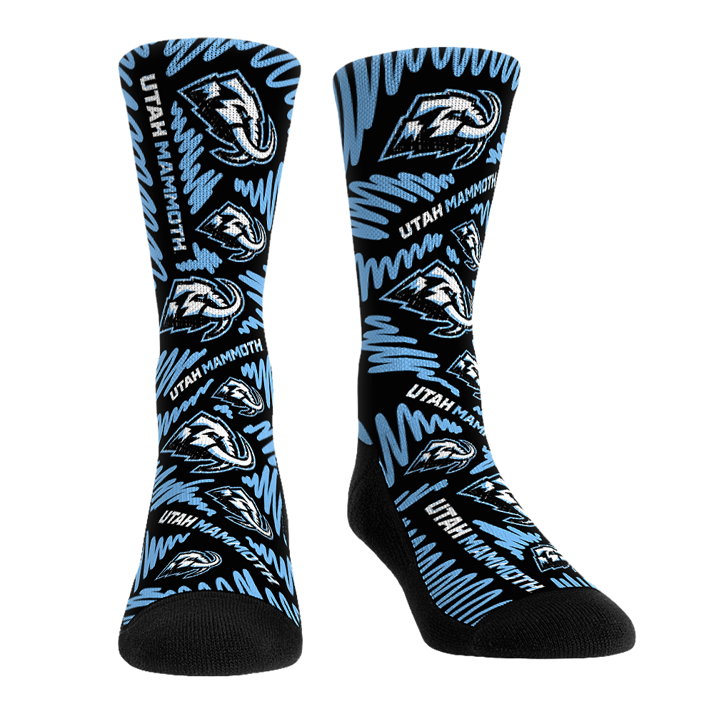 Utah Mammoth - Logo Sketch | Rock 'Em Socks