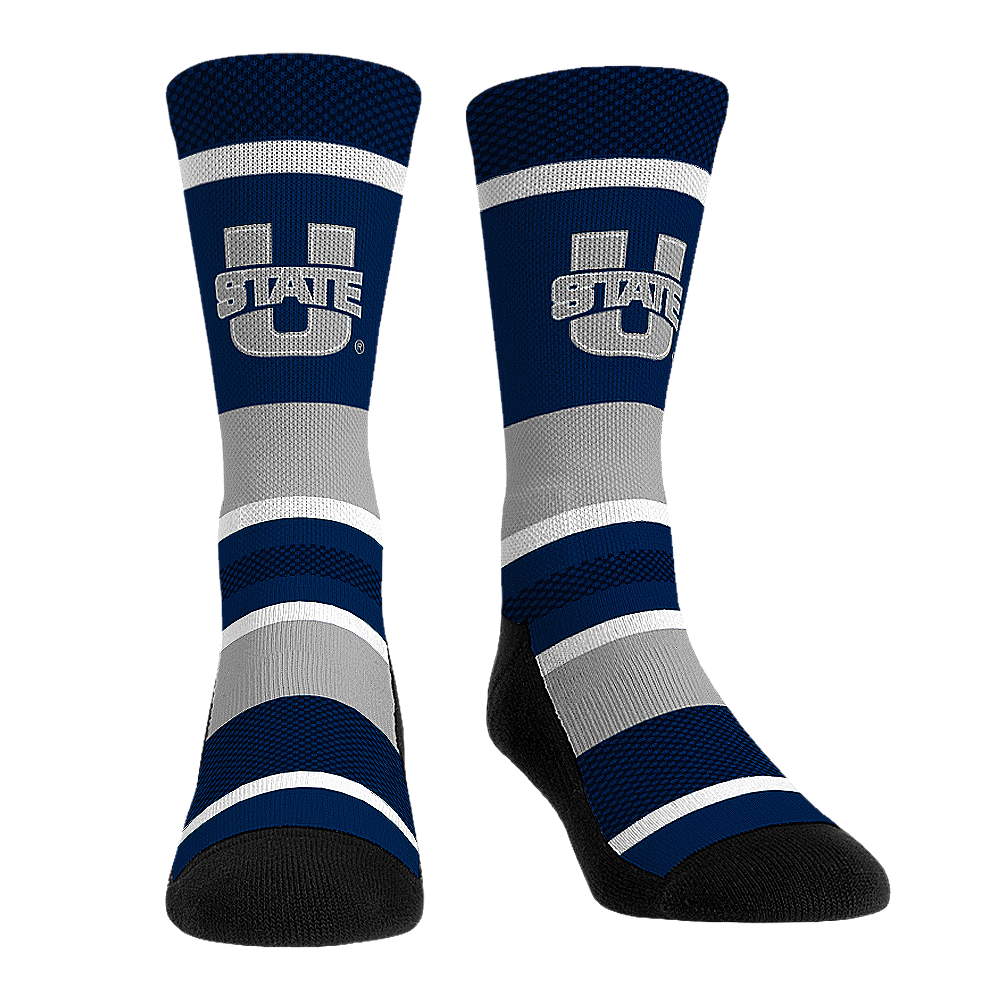 Utah State Aggies - Tech Stripe | Rock 'Em Socks