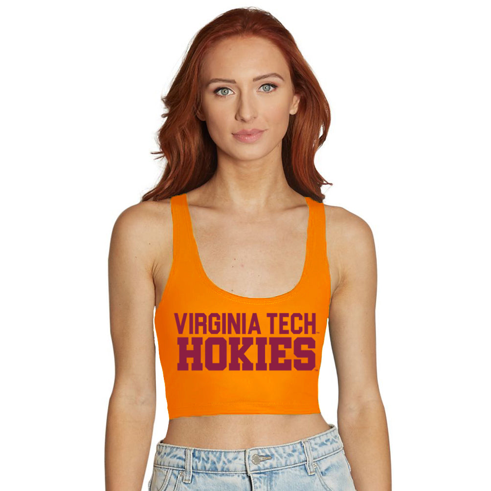 Virginia Tech Orange Crop Tank Top | lojobands