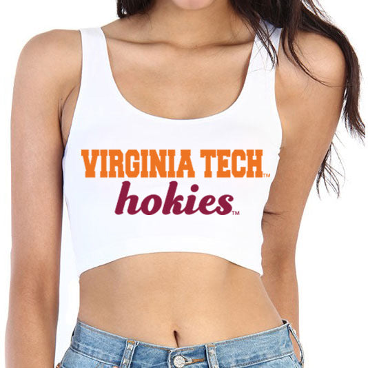 Virginia Tech Crop Tank Top | lojobands 3