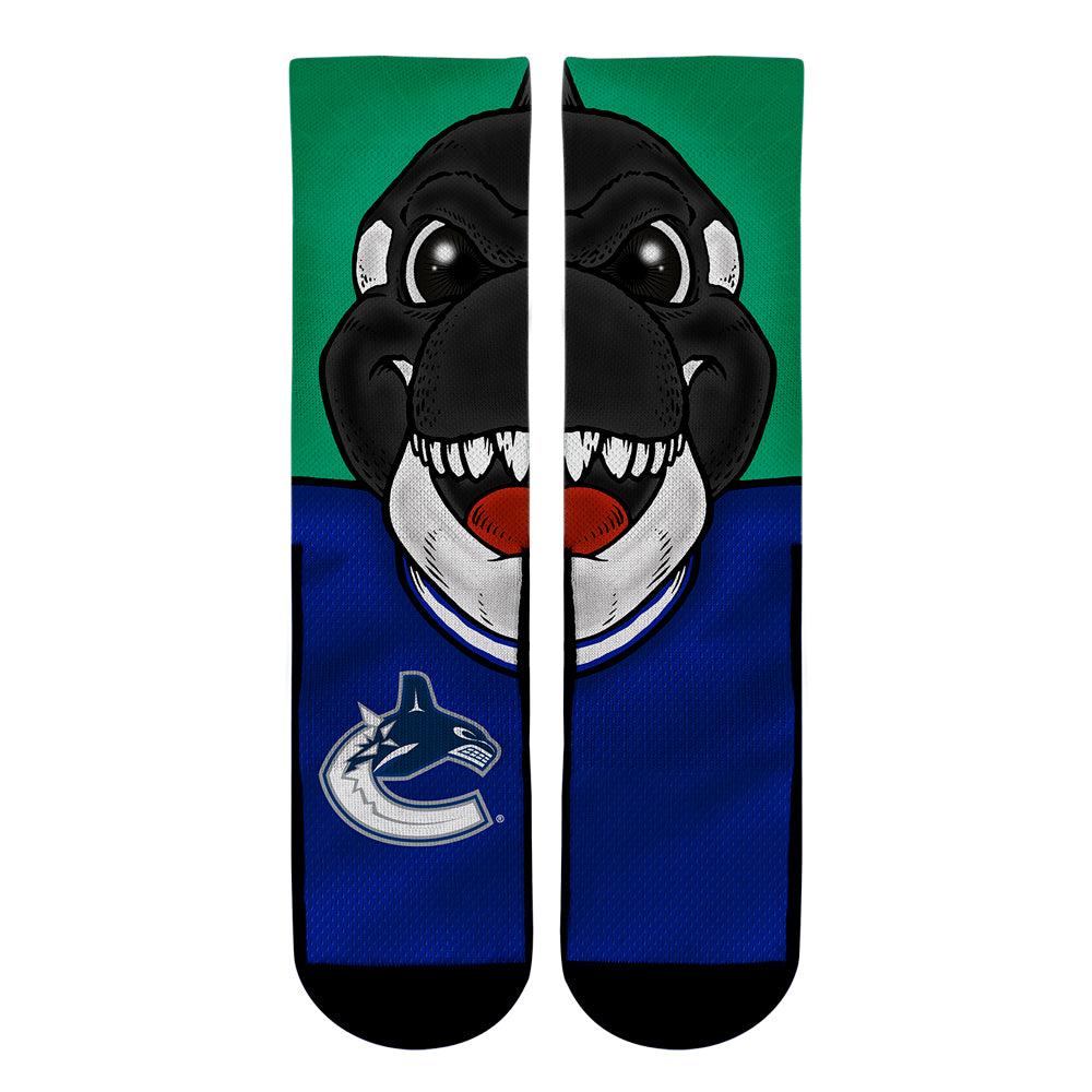 Vancouver Canucks - Split Face Mascot | Rock 'Em Socks