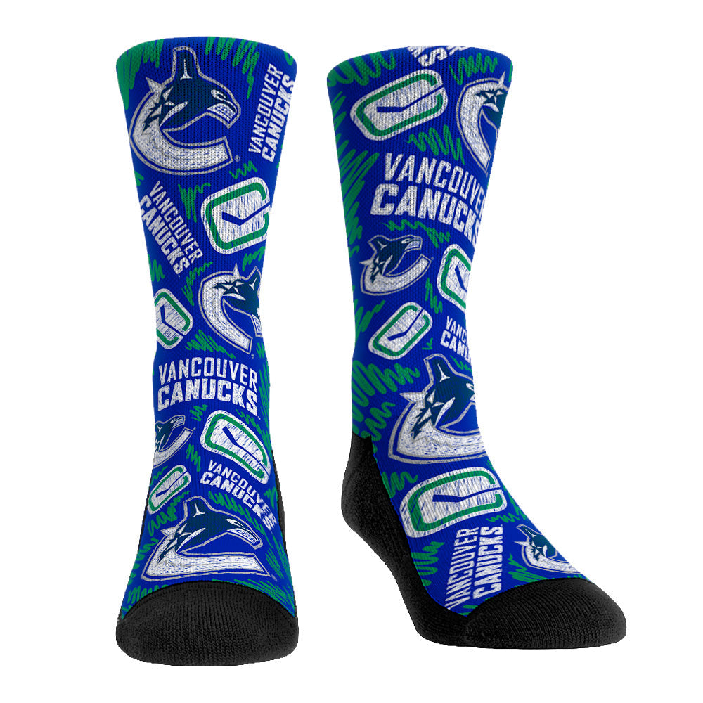 Vancouver Canucks - Logo Sketch | Rock 'Em Socks