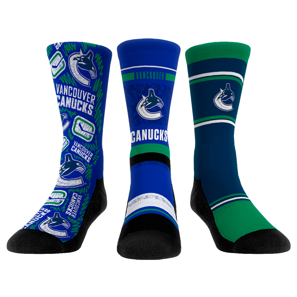 Vancouver Canucks - 3-Pack | Rock 'Em Socks