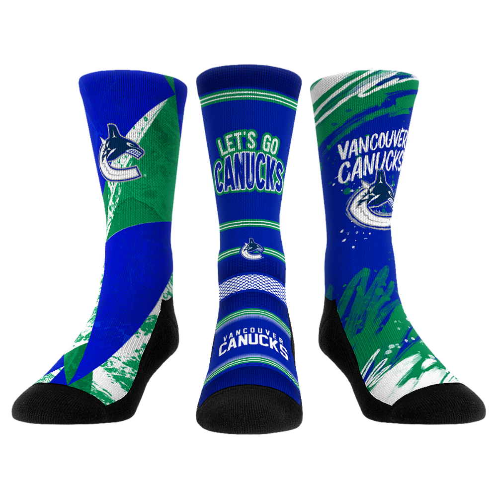Vancouver Canucks - Power Play 3-Pack | Rock 'Em Socks