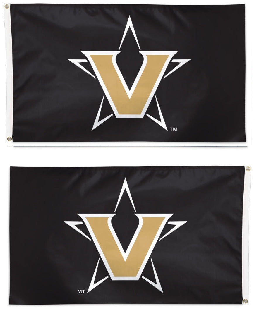 Vanderbilt Commodores Flag 3x5 Black New Logo