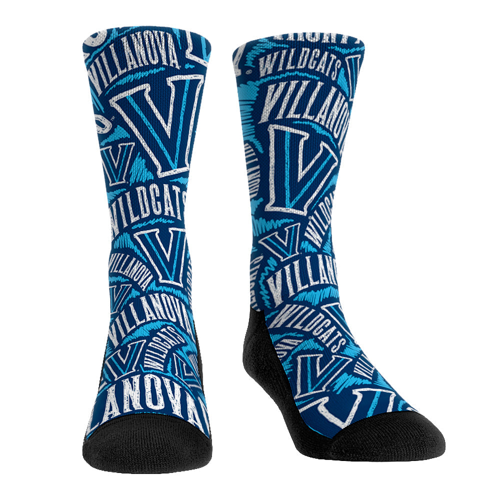 Villanova Wildcats - Logo Sketch | Rock 'Em Socks