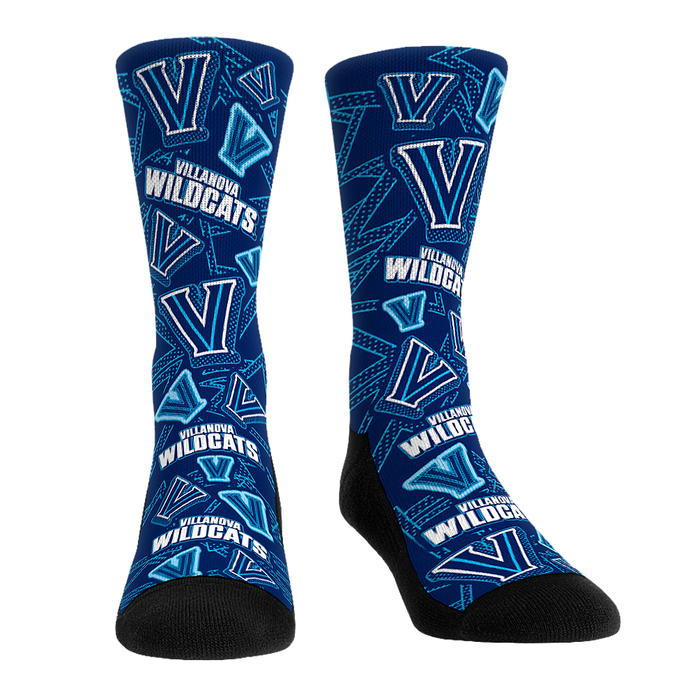 Villanova Wildcats - Microdot All-Over | Rock 'Em Socks