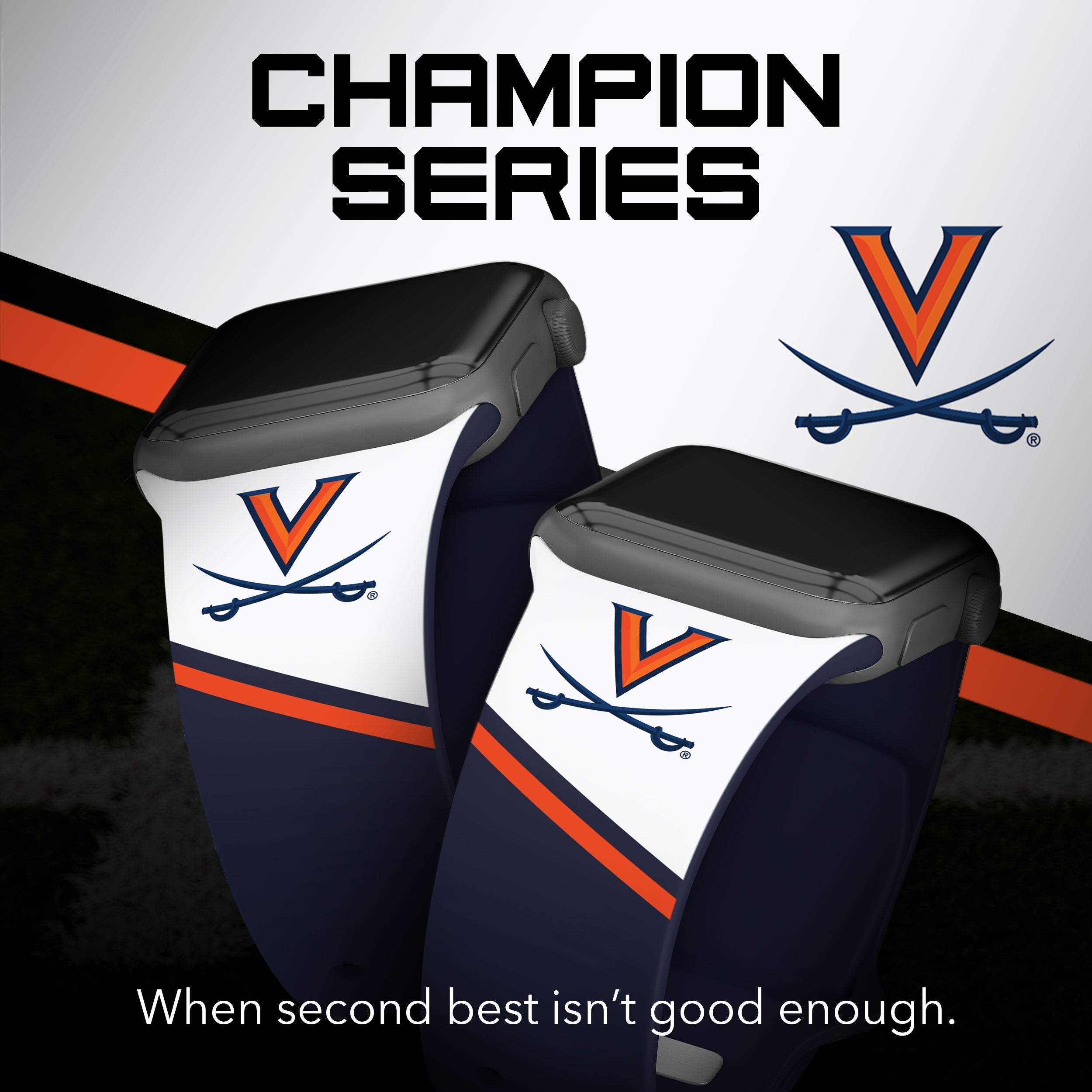 Virginia Cavaliers HD Apple Watch Band 18