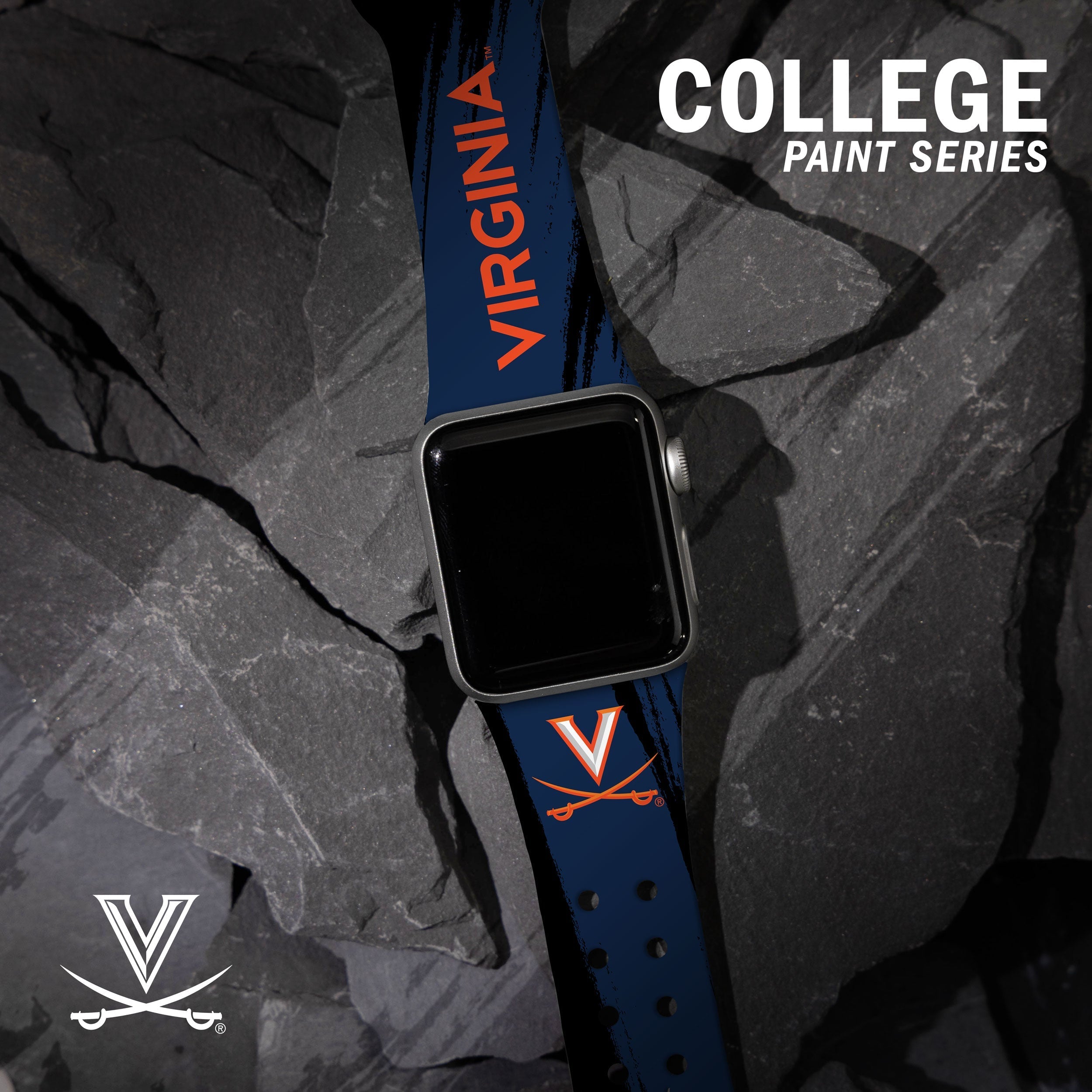 Virginia Cavaliers HD Apple Watch Band 27