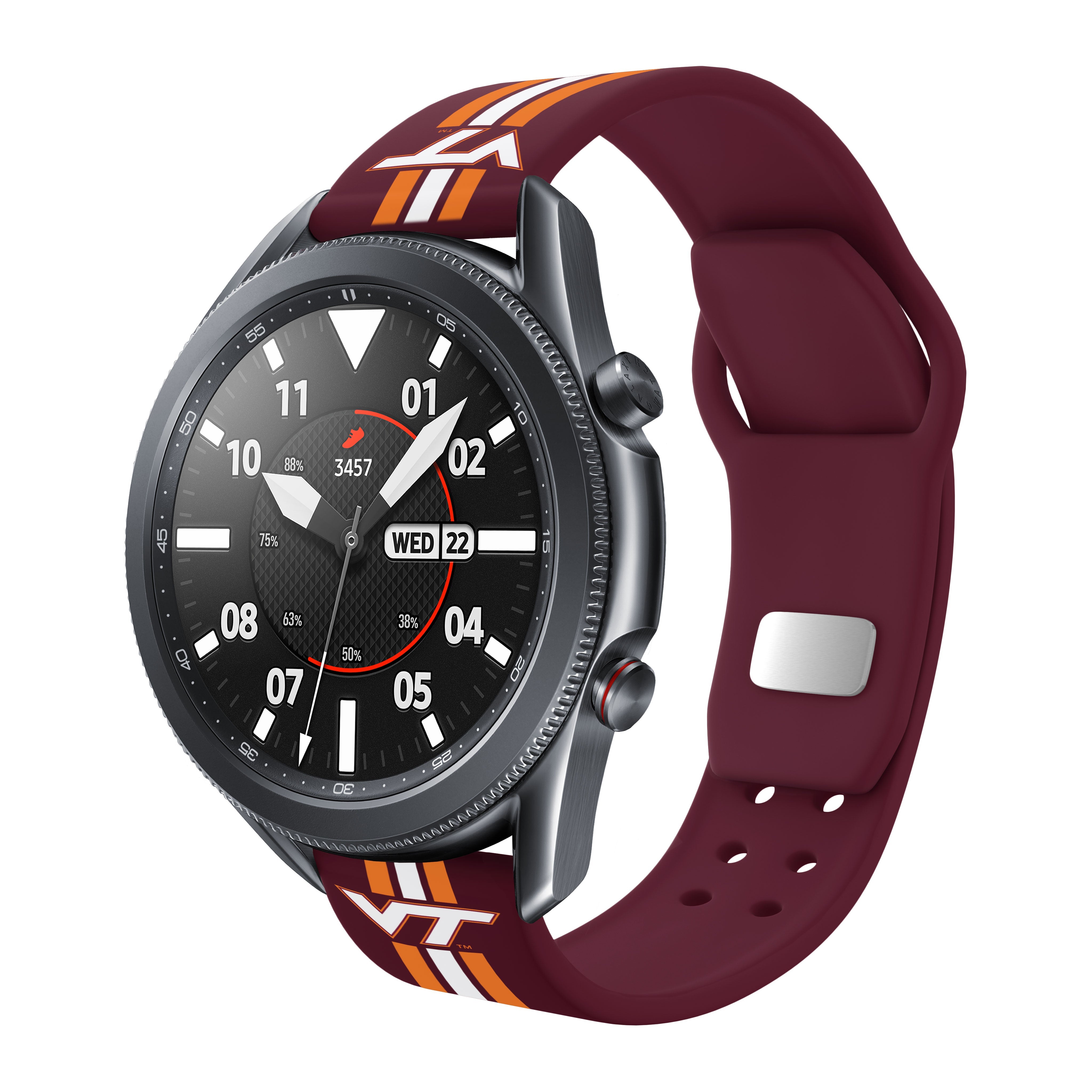 Virginia Tech Hokies HD Watchband for Samsung, Garmin, Fossil, and More for Samsung, Garmin, Fossil, and More 4