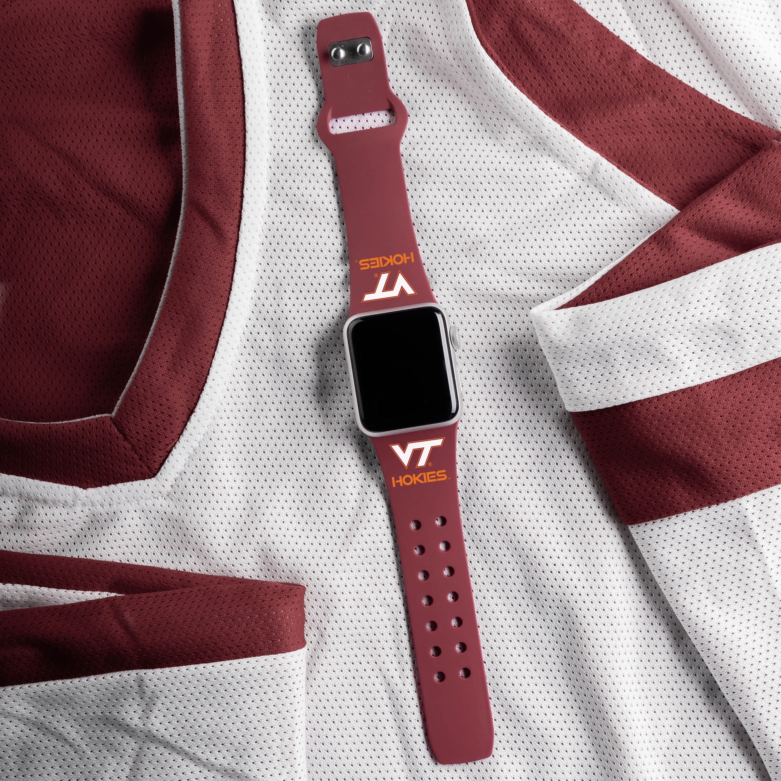 Virginia Tech Hokies HD Apple Watch Band 15