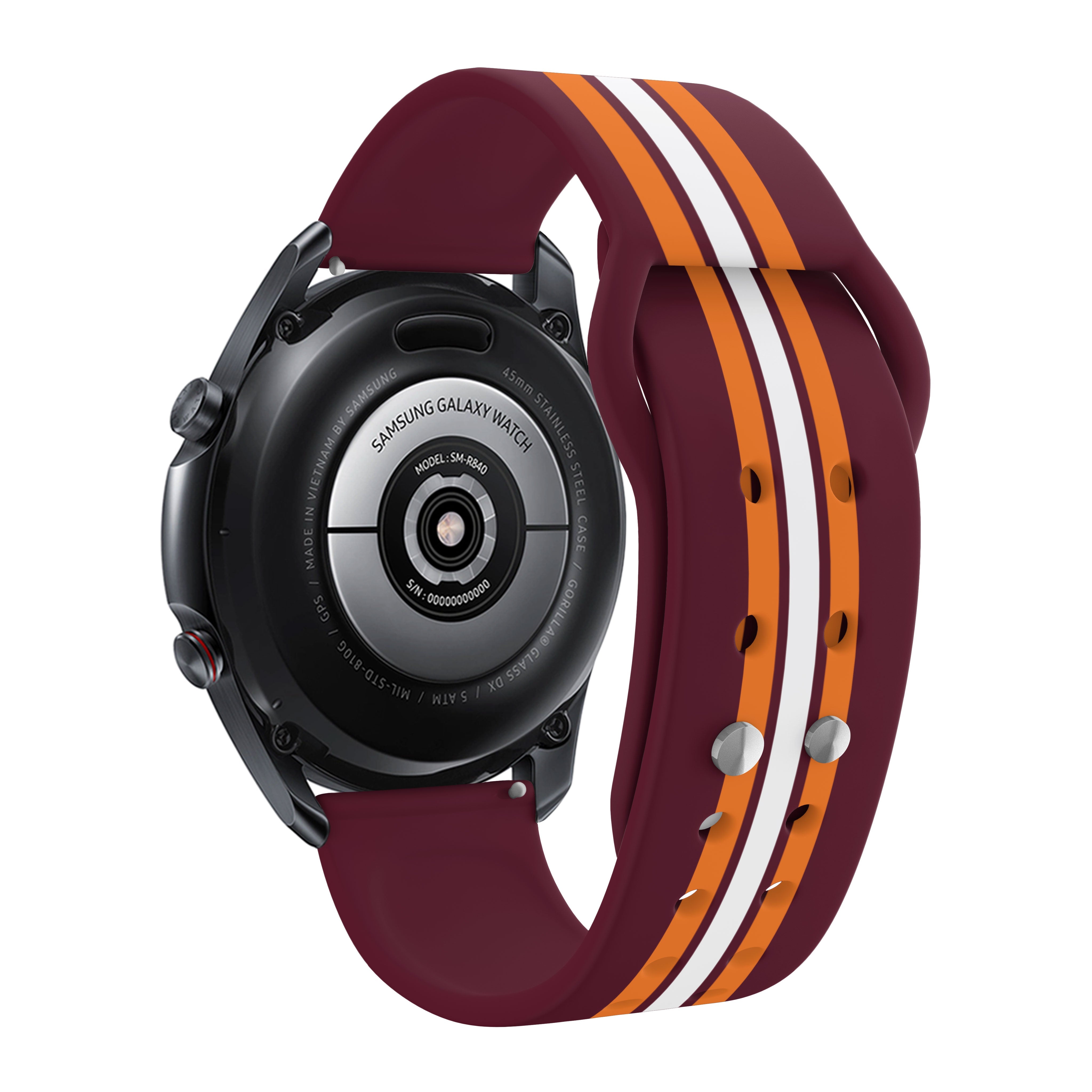 Virginia Tech Hokies HD Watchband for Samsung, Garmin, Fossil, and More for Samsung, Garmin, Fossil, and More 5