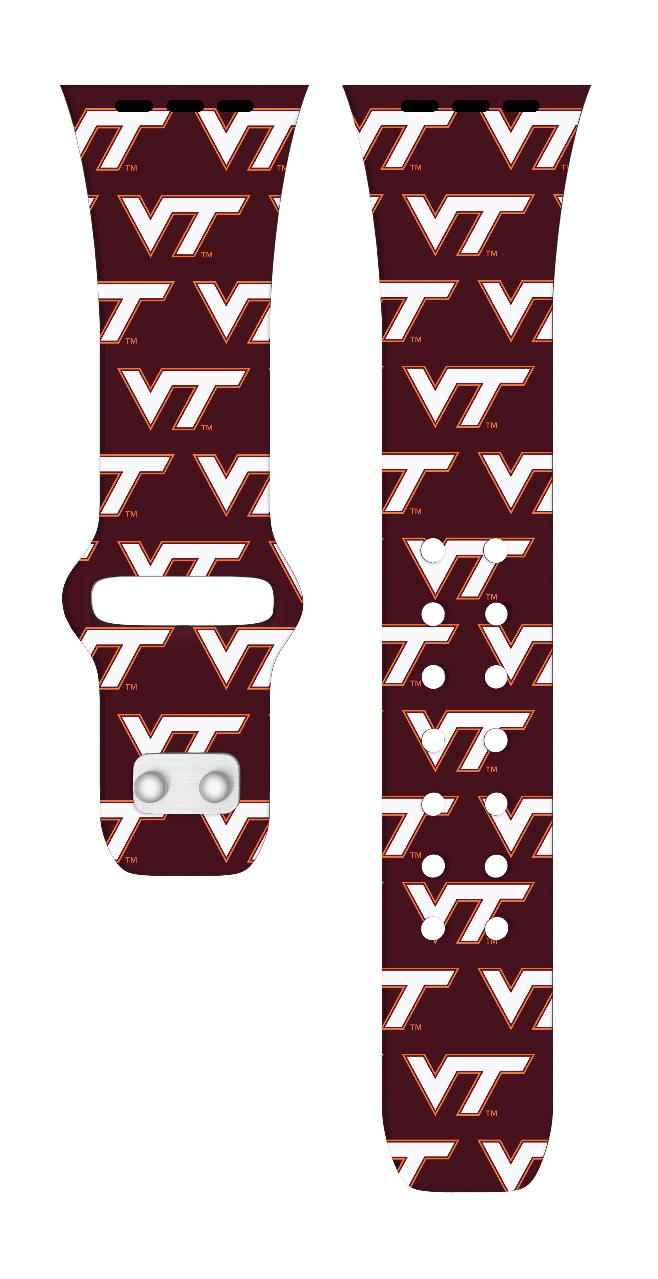 Virginia Tech Hokies HD Apple Watch Band 8