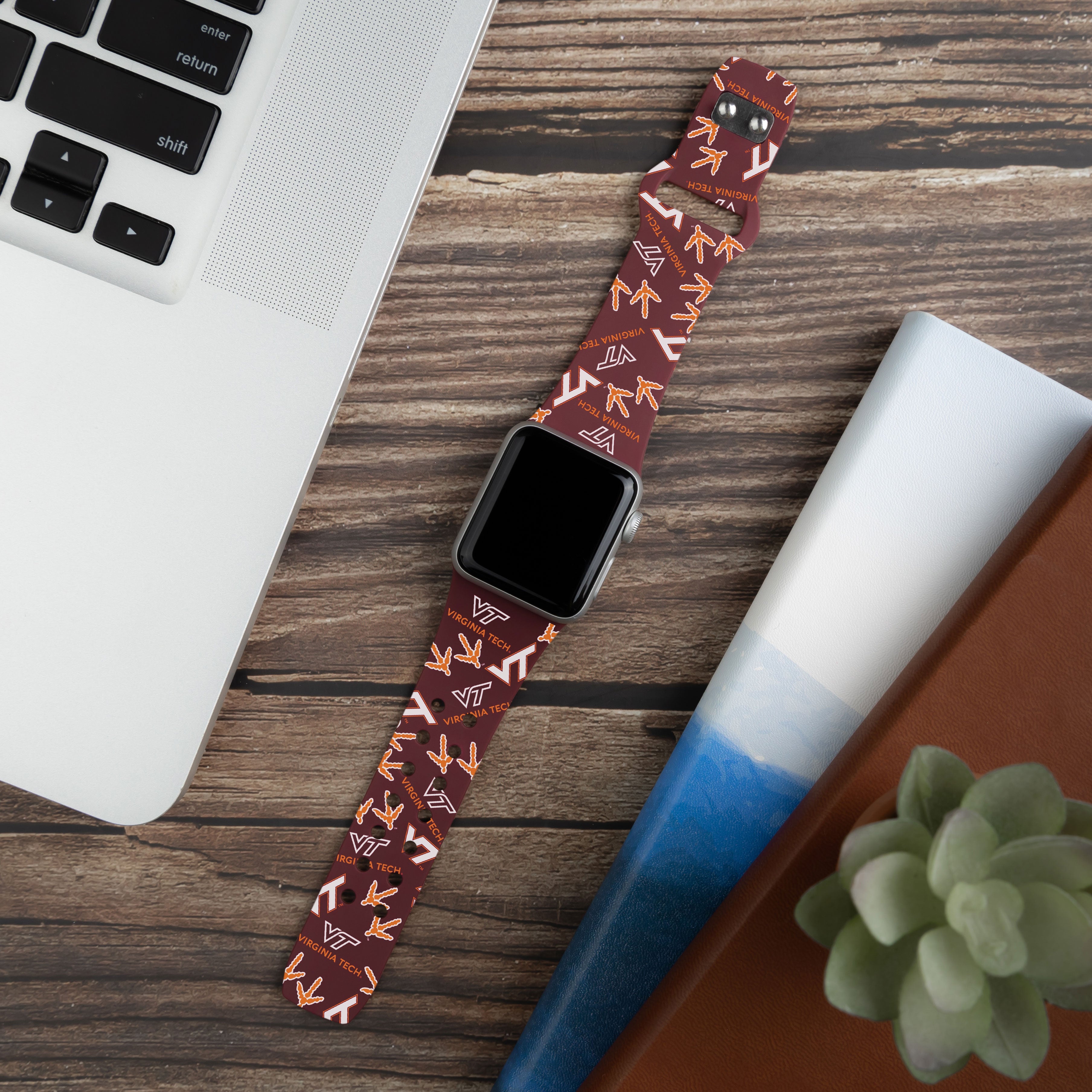 Virginia Tech Hokies HD Apple Watch Band 10