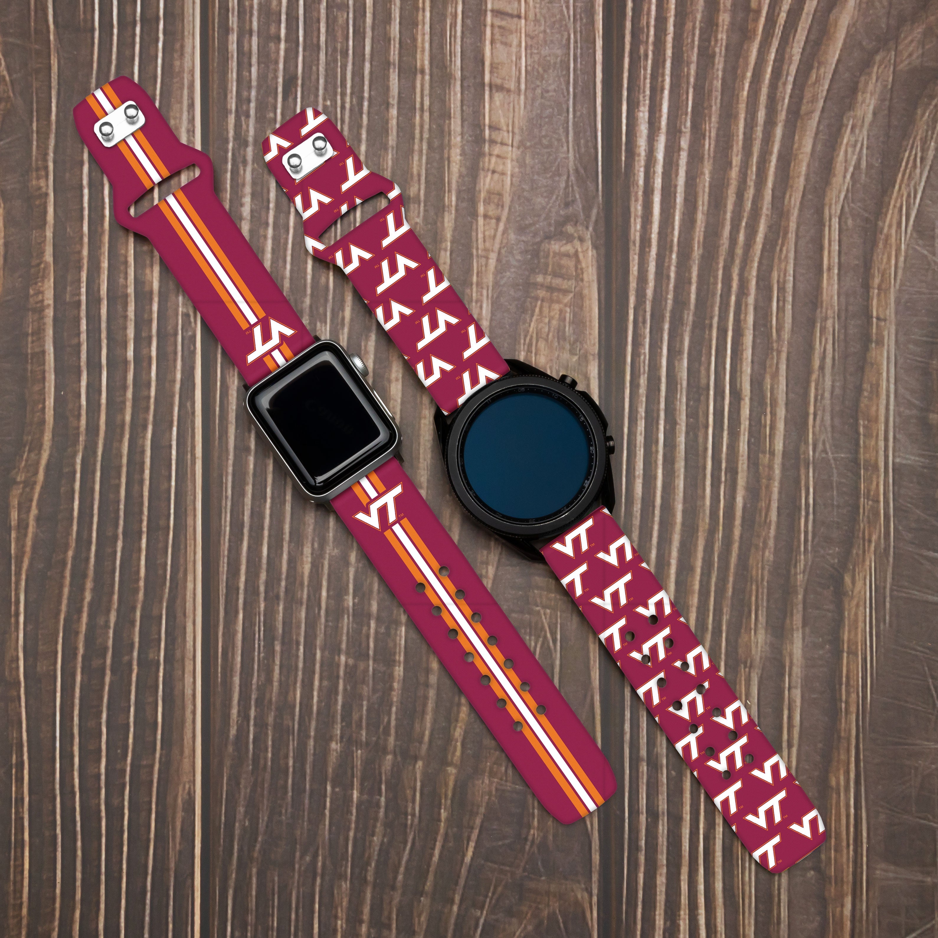 Virginia Tech Hokies HD Watchband for Samsung, Garmin, Fossil, and More for Samsung, Garmin, Fossil, and More 2