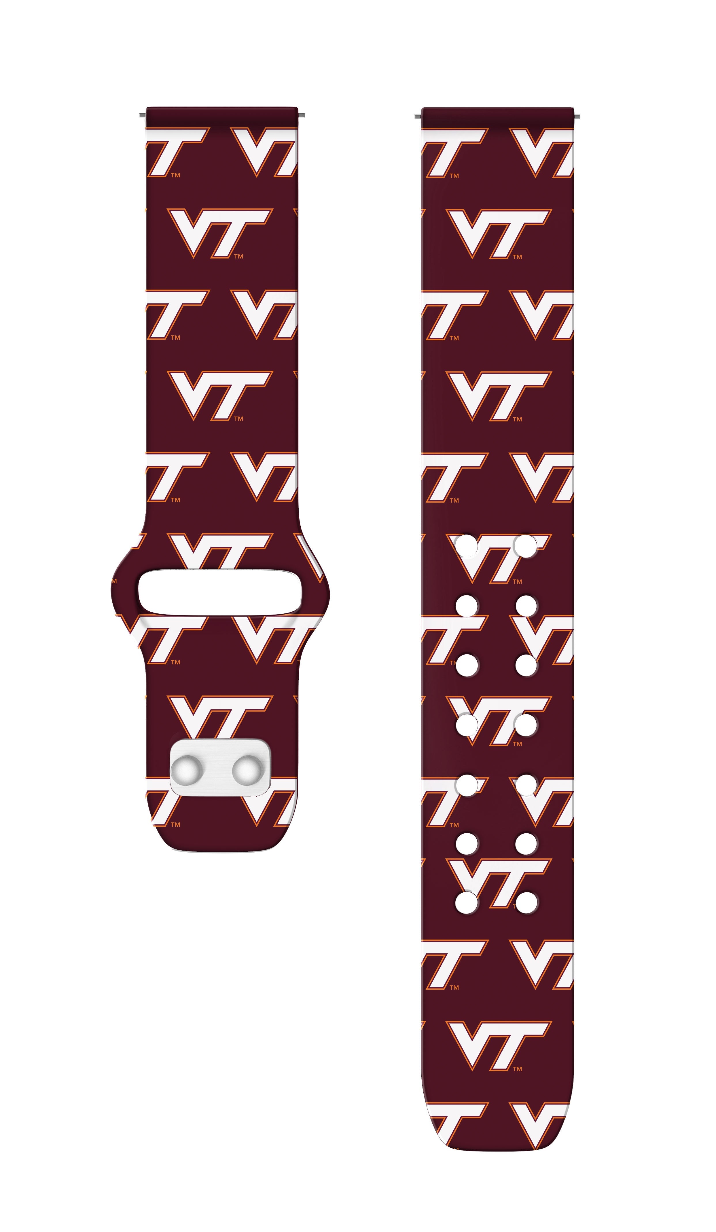 Virginia Tech Hokies HD Watchband for Samsung, Garmin, Fossil, and More for Samsung, Garmin, Fossil, and More 7