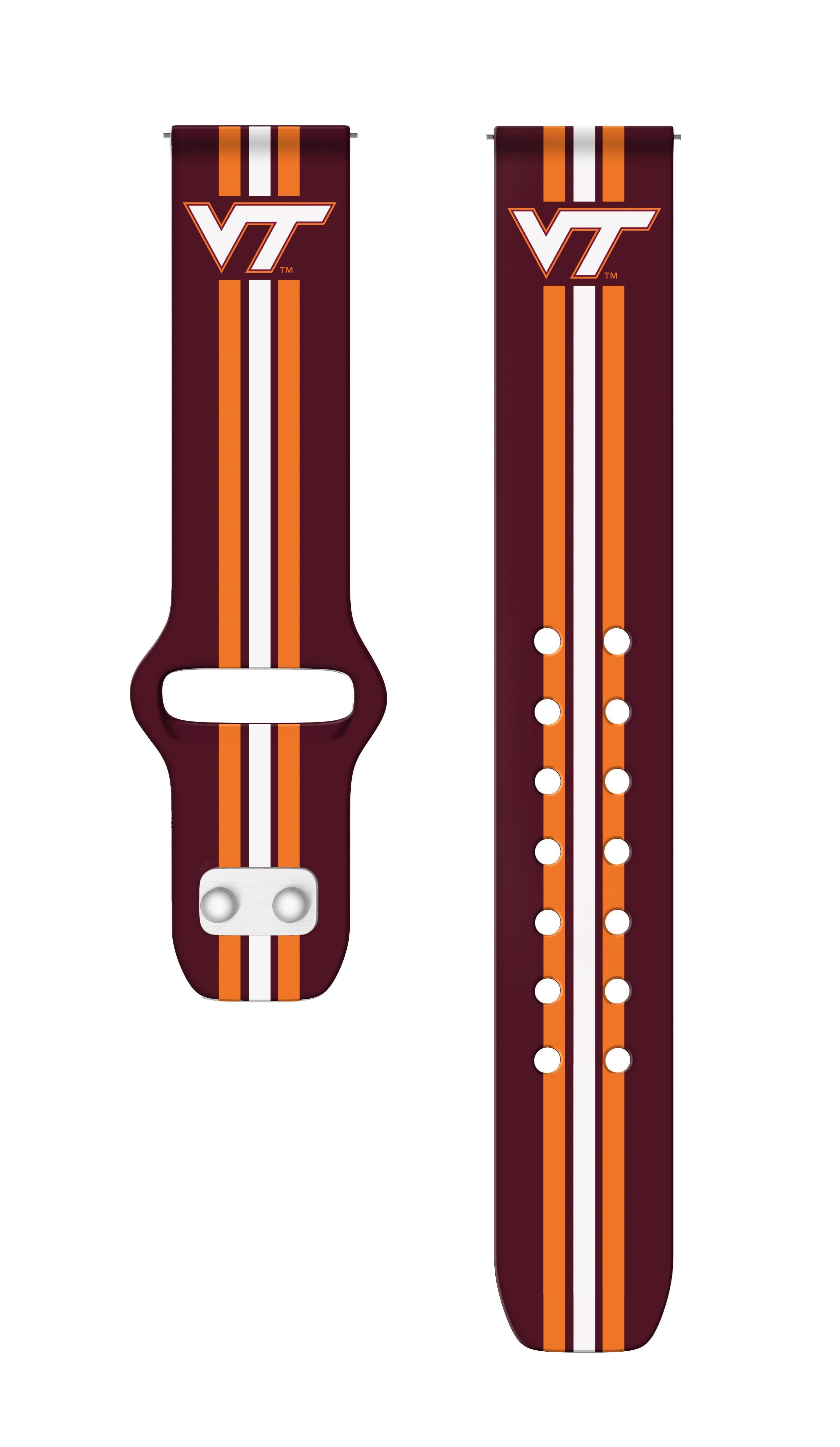 Virginia Tech Hokies HD Watchband for Samsung, Garmin, Fossil, and More for Samsung, Garmin, Fossil, and More 3